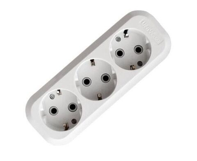 Колодка UNIVERSAL 3 Гнезда СЗ АБС-Пластик E303