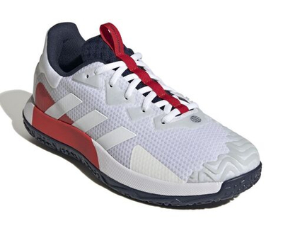 Мужские кроссовки теннисные Adidas SoleMatch Control M OC - white