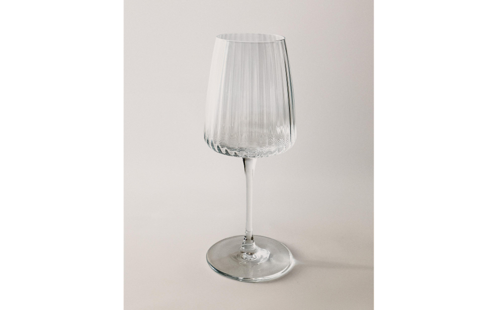 Zara Home бокал из стекла, цвет прозрачный, 21 см · 9226/412