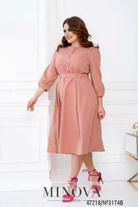 Платье 3174B-пудра Minova