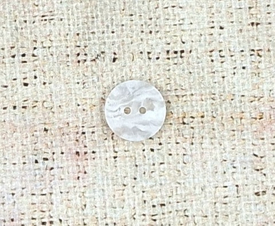 Пуговицы, d 2,5 см, 2 прокола, белый
