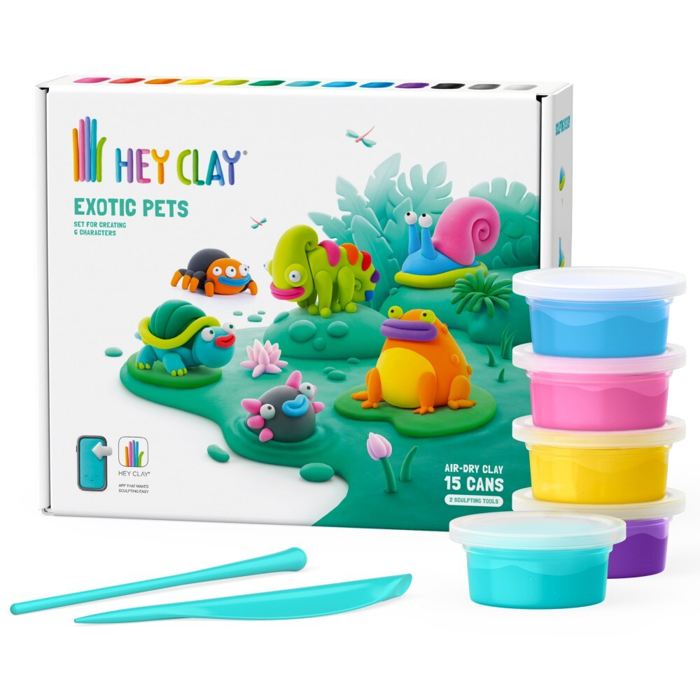 Hey Clay - Пластилиновая масса Экзотические животные HCL15025 / артикул   HCL15025  / GTIN 5904754607100