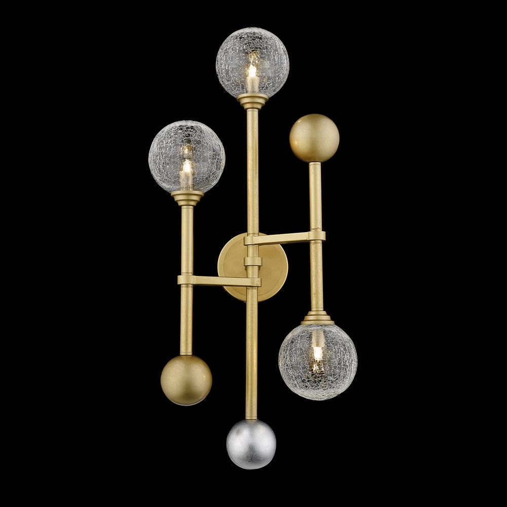 Настенный светильник Fluxus 3 gold