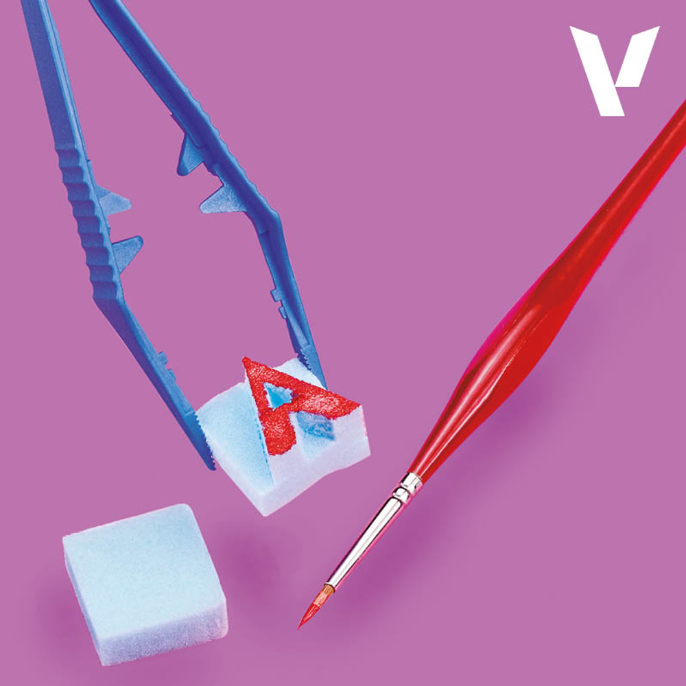 Набор из 5 пластиковых пинцетов Plastic Tweezers