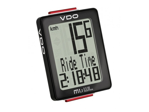 Велокомпьютер VDO M1.1WL 5 ф-ций БЕСПРОВОДНОЙ дисплей черно-белый (Германия)