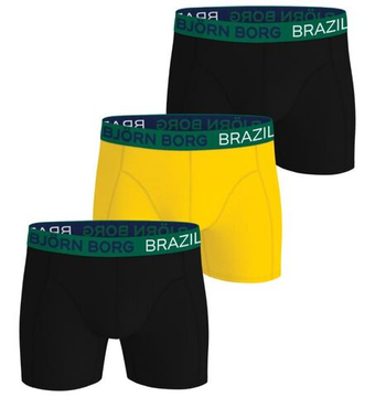 Мужские спортивные боксеры Björn Borg Cotton Stretch Brazil 3P - multicolor