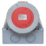 Розетка стационарная наружная EKF ps-1452-125-380