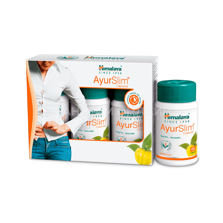 БАД Himalaya Ayur Slim Аюр Слим 60 капсул