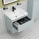 Тумба с умывальником IDDIS Edifice, подвесная, 60 см, голубой, EDI60B0i95K