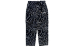 A Bathing Ape Layered Line Camo Track Брюки черный