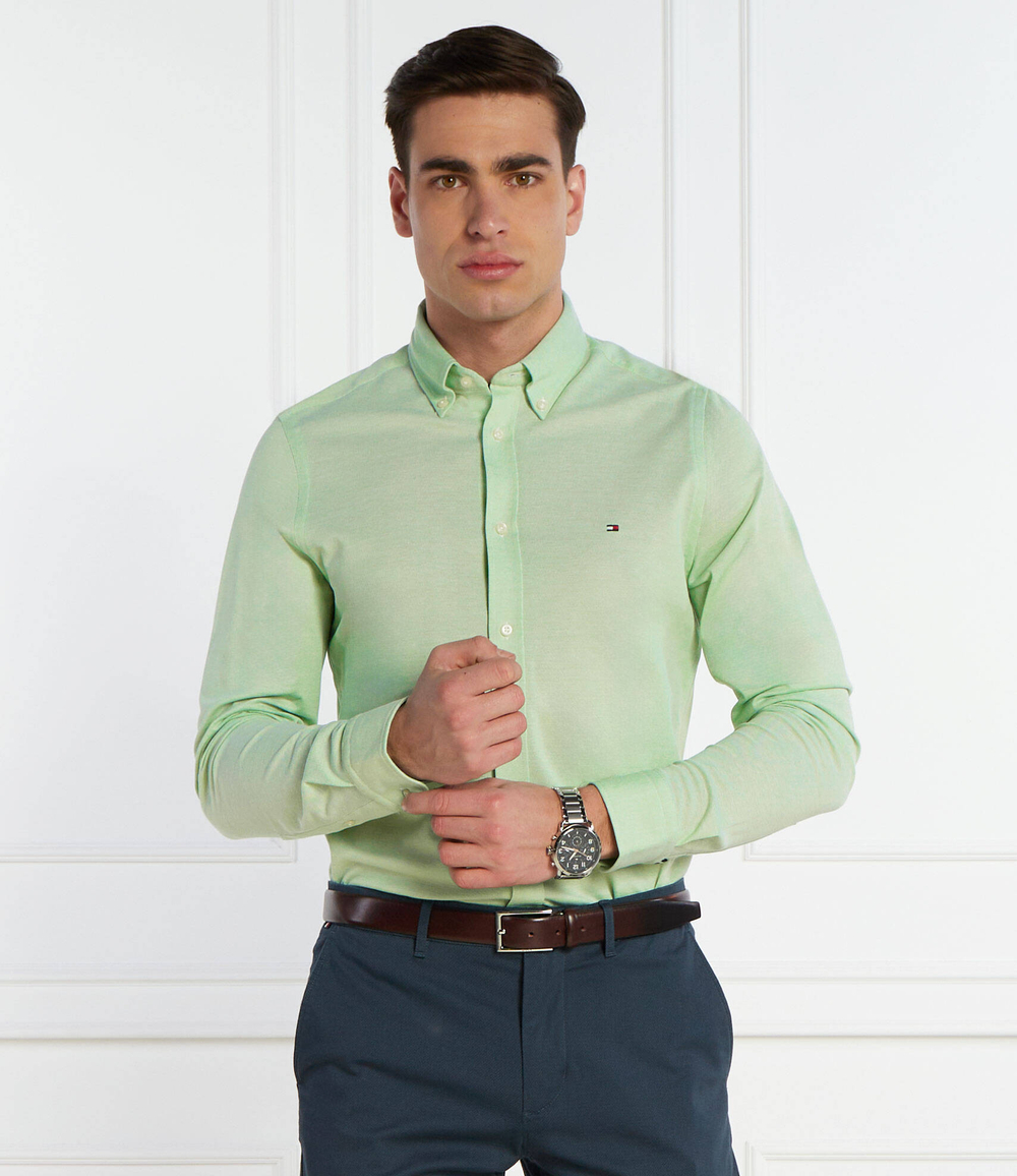 Рубашка Tommy Hilfiger - зеленый(MW0MW30675)