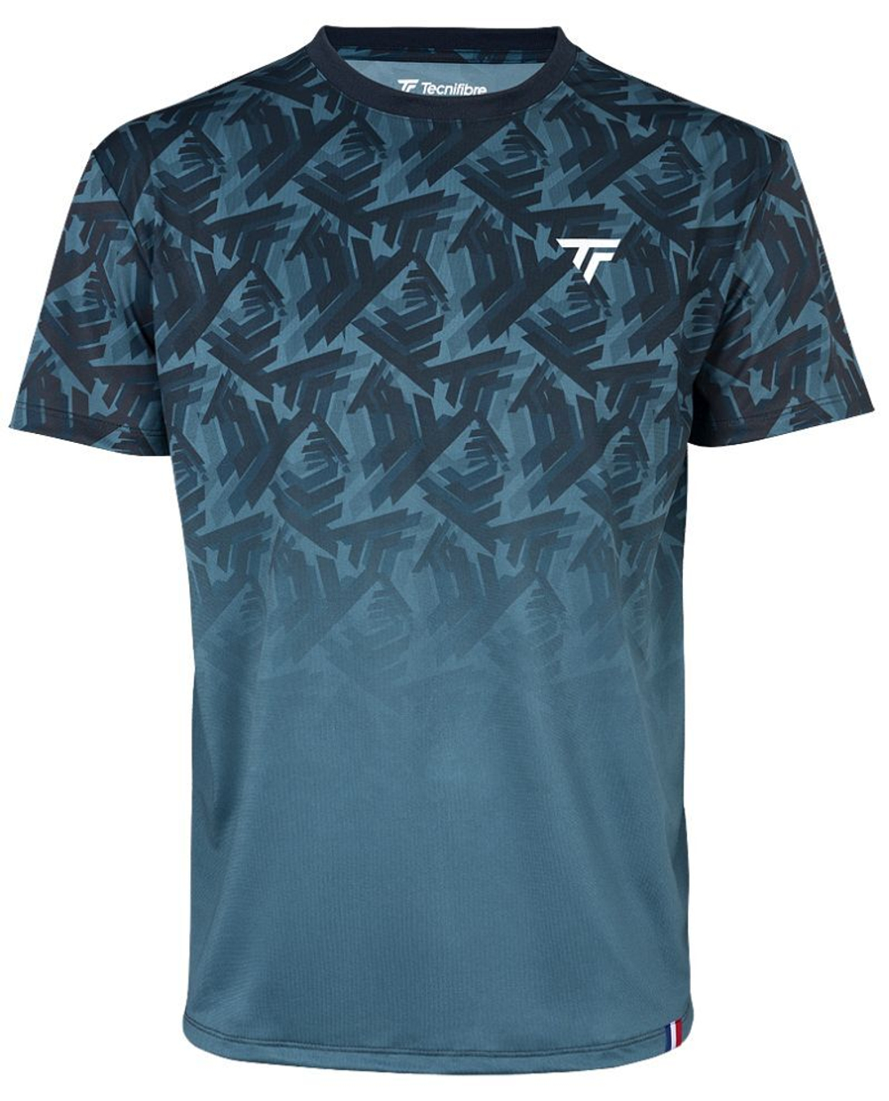 Мужская теннисная футболка Tecnifibre X-Loop Tee - Бирюзовый