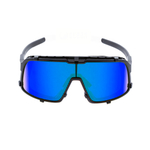 Спортивные очки OCEAN Leucate Matte black / Blue revo lenses