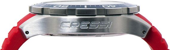 Подводные часы Cressi Manta Watch 100m красно-черные