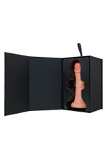 Телесный фаллоимитатор на присоске RealStick CALIBER - 18 см. (Цвет: телесный)