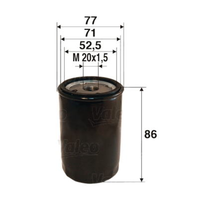 VALEO - 586002-VAL - Oil Filter