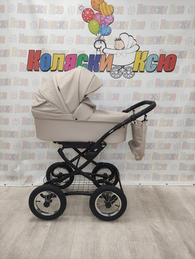 Коляска модульная Indigo Barbara Eco Classic be 02 (св.бежевая кожа)
