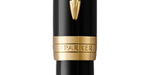 Перьевая ручка Parker Duofold Classic Centennial Black GT 1931381, перо: F
