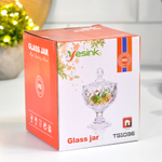 Ваза на ножке 180мл, d9,4см, h14,4см, TG1037