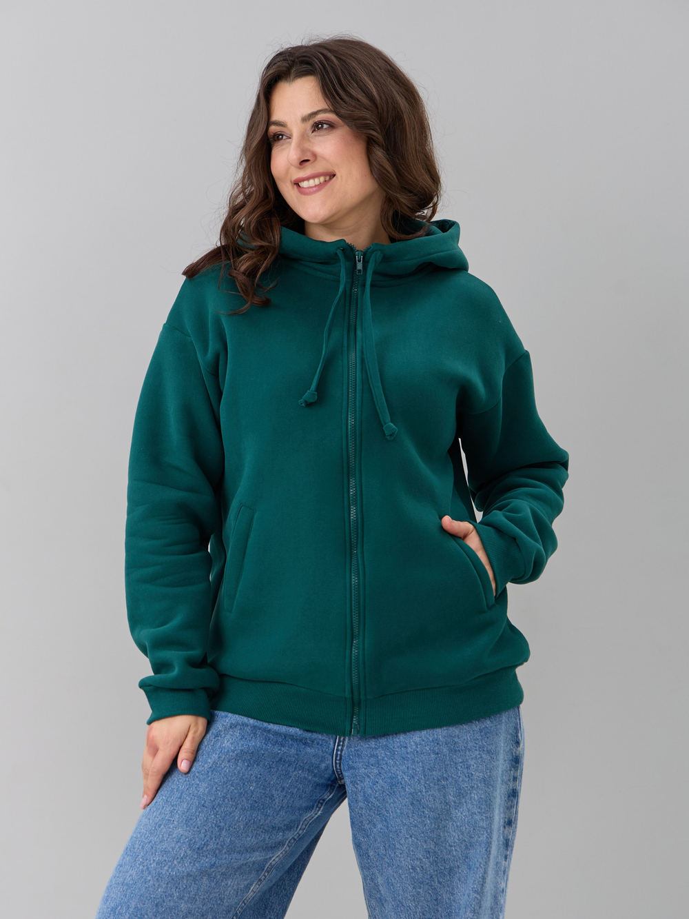 Олимпийка Офн-055/изумрудный