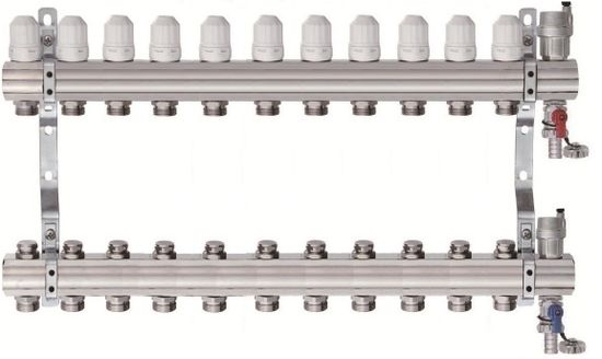 Коллектор для отопления Tim на 11 выходов