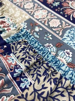 Простынь на резинке перкаль Сказка "Лоскутная мозаика" 90x200 см