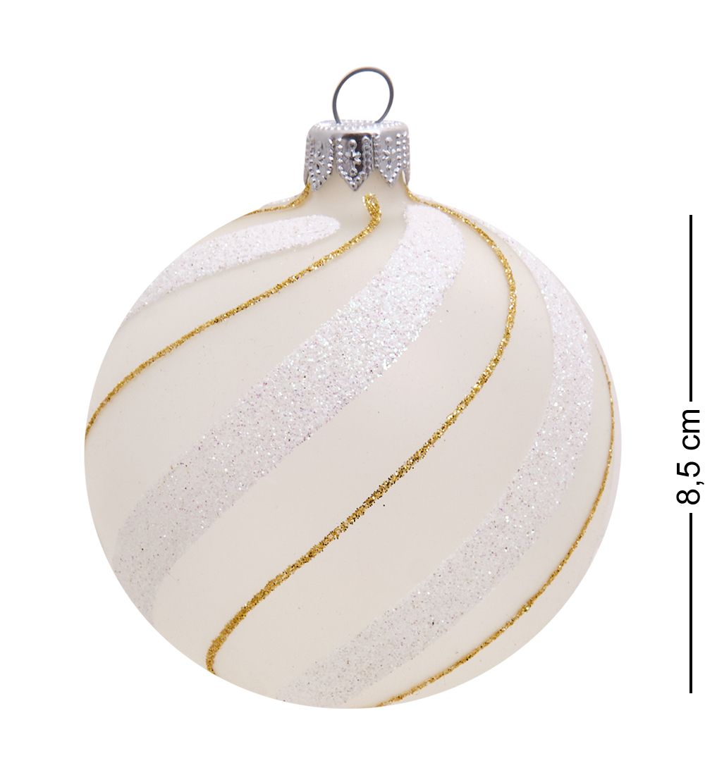 Элита НФШ-1277 Набор ел.украшений Шар 2шт «Невеста» 80 мм