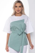 Костюм Сила нежности белый/фисташка К10164 LT Collection (Акция)