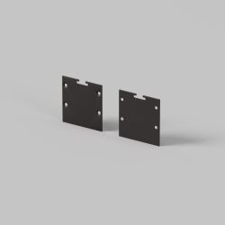 Комплект заглушек (для профиля 35×35) 2 шт., Maytoni ALM-3535BT-B-EC 642038