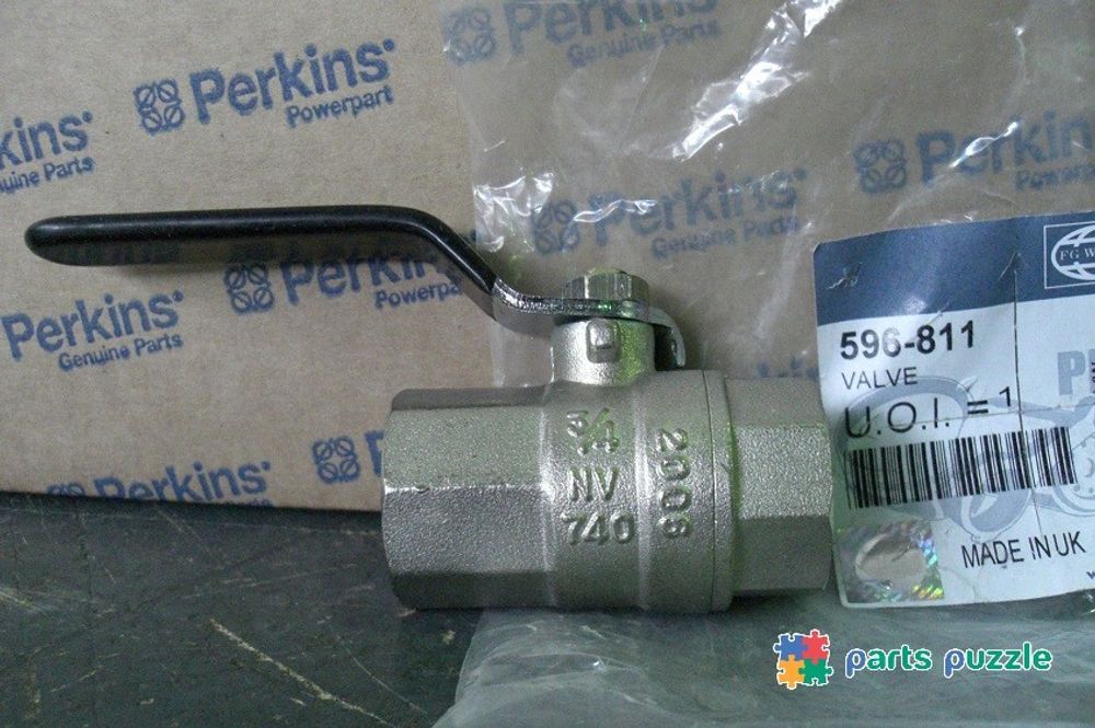 Клапан подачи охлаждающей жидкости / VALVE BALL 3/4&quot; АРТ: 596-811