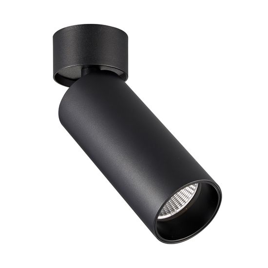 ST171.432.07 Светильник потолочный Черный LED 1*7W 3000K 560Lm Ra>90 60° IP20 D52xH130 220-240VV Накладные светильники