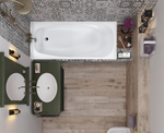 Акриловая ванна Vagnerplast Aronia 170x75