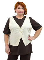 Туника с имитацией жилета Сэмми