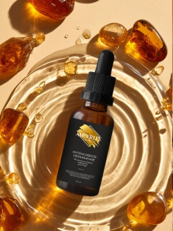 Янтарная активная сыворотка для лица AMBERLEE Cosmetique "Интенсивное увлажнение", 30 мл.