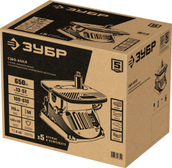 ЗУБР d 13, 19, 26, 38, 51 x 115, 650 Вт, осцилляционный шпиндельный шлифовальный станок (СШО-650Л)