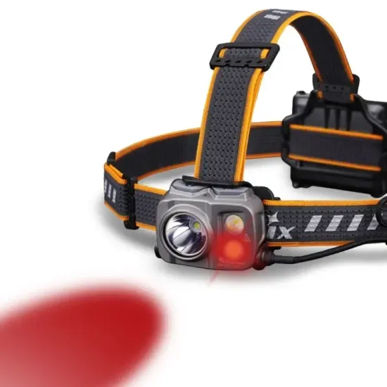 Фонарь Fenix Мод. HP16R (1700лм-260м)(светодиод: Luminus SST40 белый + Cree XP-G3 S4 нейтрально белый + Everlight 2835 красный)(216г)