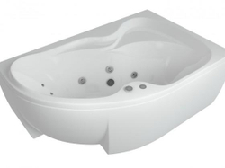 Акриловая ванна Aquatek (Акватек) Вега 170x105 R, с каркасом и сливом-переливом