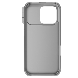 Чехол серого цвета (Titanium Gray) с сдвижной шторкой для камеры от Nillkin для iPhone 16 Pro, серия CamShield Pro Case