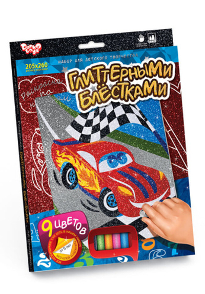 Набор для творчества «Раскраска глитерными блестками по номерам» РГН-02-02