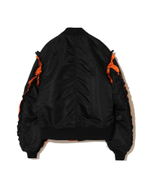 UNDERCOVER БОМБЕР ЧЕРНЫЙ С РЮШАМИ