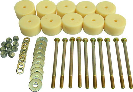 Боди лифт комплект 40 мм Mitsubishi L200 капролон (d=70 мм) с крепежом М10