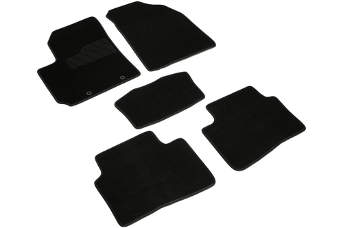 Ворсовые коврики LUX для Hyundai Creta II 2021-н.в. Seintex.96556