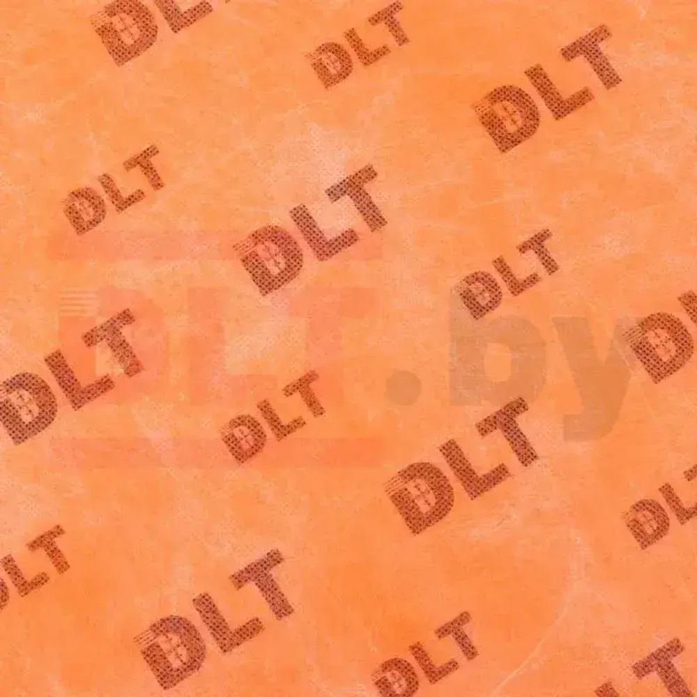 Гидроизоляционная лента DLT (оранжевая), 300 г/см , рулон 12.5 см * 10 м, арт.3574