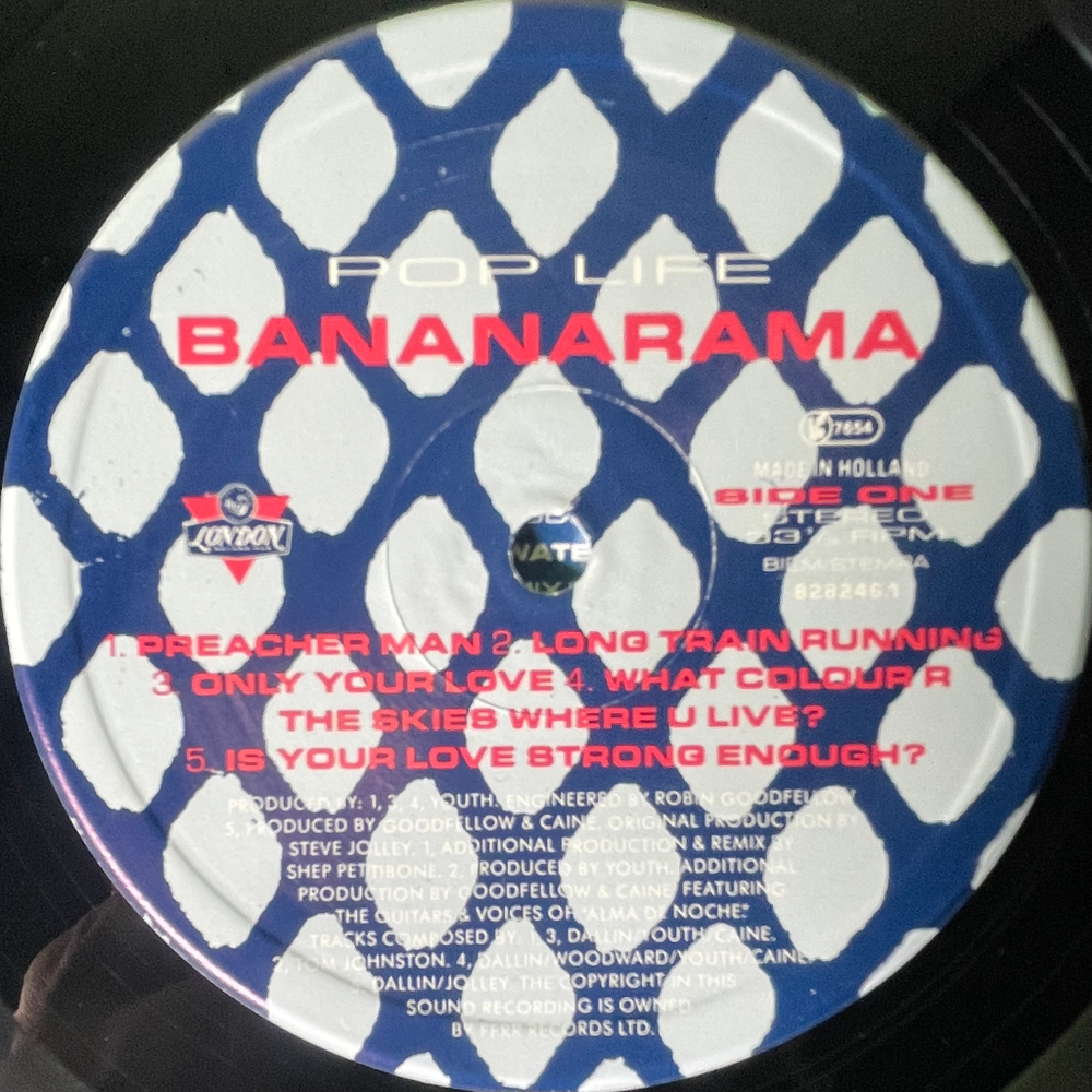 Bananarama ‎– Pop Life (Голландия 1991г.)