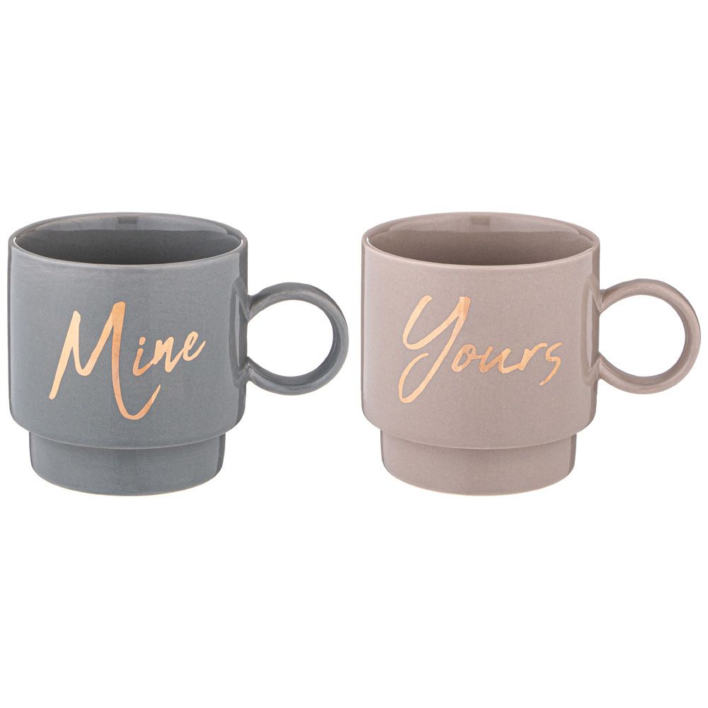 НАБОР КРУЖЕК ИЗ 2 ШТ. "MRS&MR" 400 МЛ