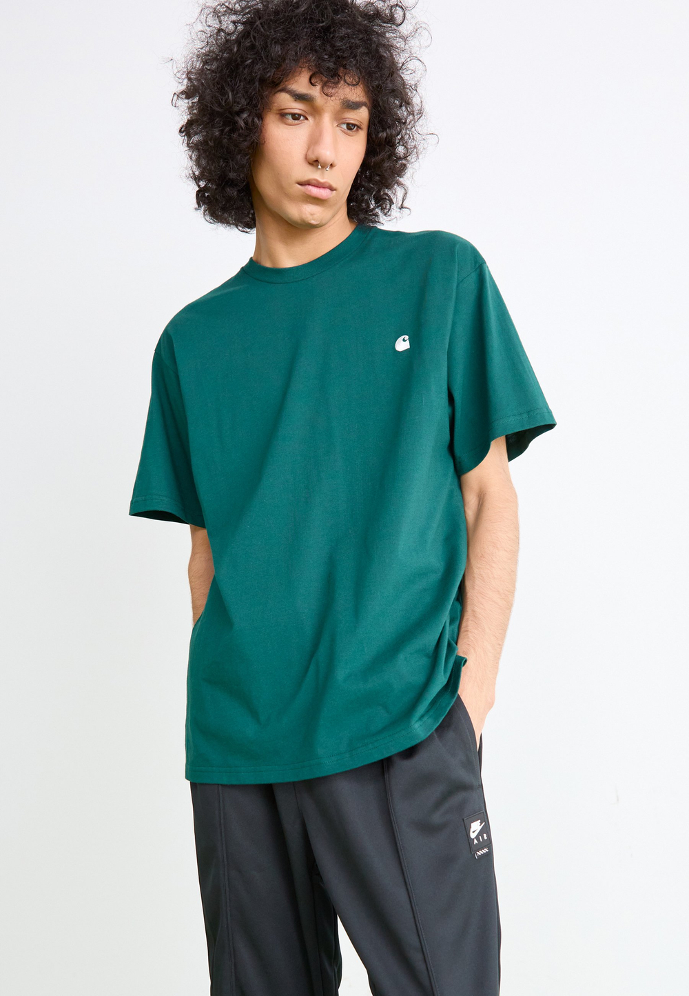 Carhartt WIP MADISON - Базовая футболка - Зелёный