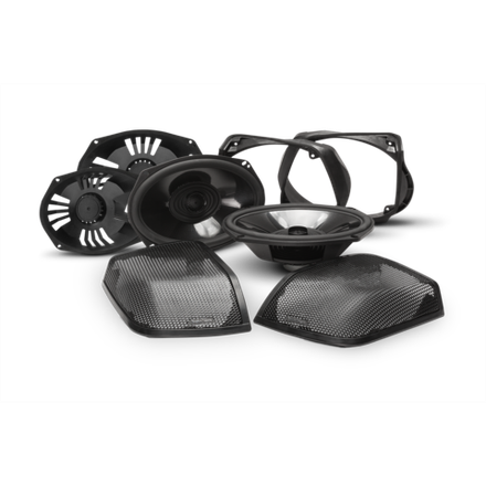 Динамики в штатные кофры Rockford Fosgate для Harley-Davidson TMS69BL14 (Road Glide, Ultra & Street Glide 2014+) 2шт.