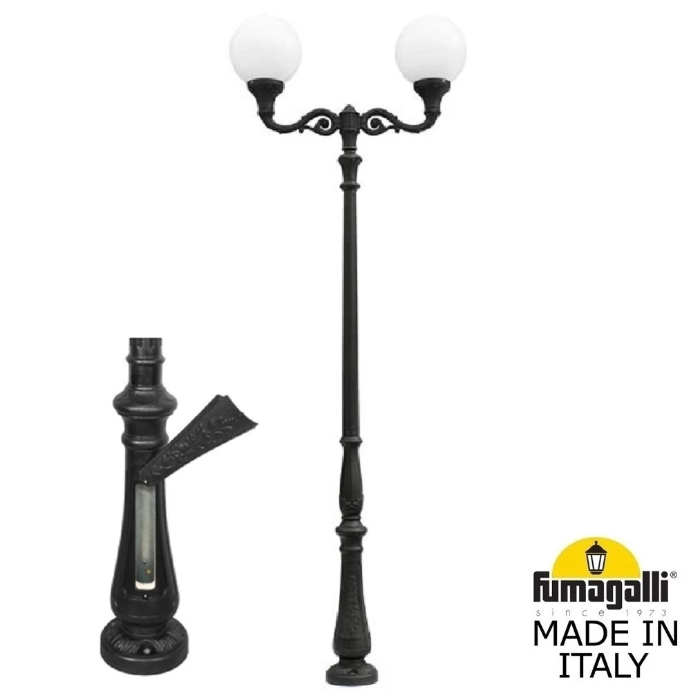 Парковый светильник Fumagalli TABOR ADAM/GLOBE 400 G40.205.M20.AYE27