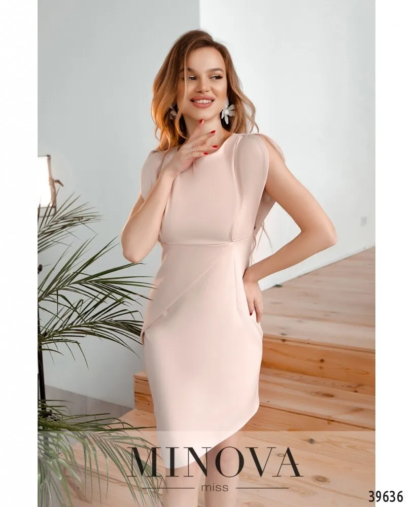 Платье 3021-пудровый Minova
