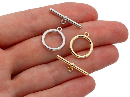 Тогл для украшений круглый 16,5мм (уценка)